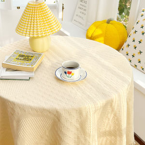 Bàn Trang Trí Phòng Ngủ Màu Kem Phong Cách Scandinavia Bàn Trà Tròn Cao Cấp Bàn Trang Trí Bánh Dài Màu Sắc Tươi Mới