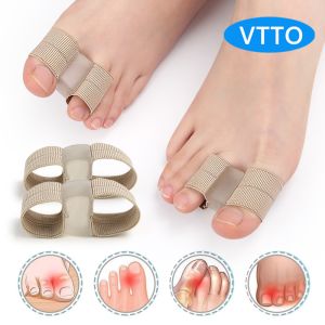 VTTO 1PCS Silicone Toe Separator Hallux Valgus Bunion Corrector Orthotics Feet Bone Thumb Adjuster Correction Pedicure Feet Straightener