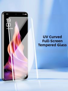 Henyou | Oppo Reno9 Series Tempered Glass Screen Protector Full Edge Coverage Curved Surface Water Drip Privacy Protection High Definition