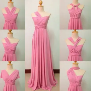 Buy Blush Pink Infinity Dress online Lazada .ph