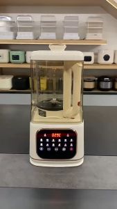 1.5L สําหรับครัวเรือน เครื่องทํานมถั่วเหลือง ขนาดเล็ก เครื่องปั่น อเนกประสงค์ คุณภาพสูง เครื่องปั่นน้ําผักผลไม้ มัลติฟังก์ชั่นฉนวนฝากันเสียงดังครอบอ เครื่องปั่นเก็บเสียง