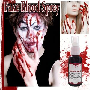 Halloween Makeup Fake Blood SprayFake InjuryBattle Damage Makeup COS VampireWashable Fake BloodSuitable for Zombie Vampire