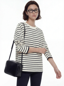 Classic Cotton Stripe Long Sleeve T-Shirt Women