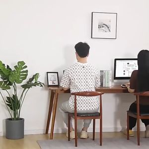 AIBG โต๊ะทำงานไม้ 2 คน โต๊ะทำงาน 160/140/120cm