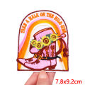 Wilderness Patches On Clothes Mountain Embroidered Patch Adventure Iron On Patches For Clothing Travel Patch Backpack Badges Sew. 