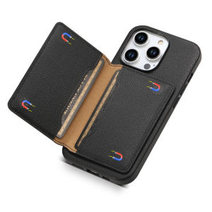 Magnetic Card Holder Wallet Case Shockproof Stand