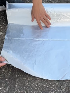 50CM*5M Waterproof Tape In RoofWaterproof TapeAluminum Foil Tape Pandikit Sa Bubong Ng YeroThickened Waterproof Sealing TapeSuper Fix Repair Wall CrackUsed For Roof Repair Window Sealing Pipeline SealingTape Sa Butas Na Yero