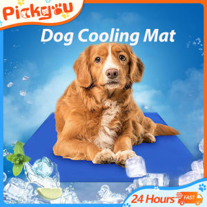 Pet Dog Self Cooling Mat ice gel Waterproof Dog Bed Sleeping Mat Pad for Kennel Crate and Beds