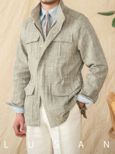 Stand Collar Waist-Cinching M65 Jacket
