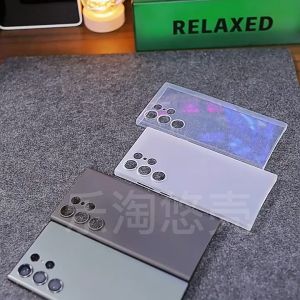 Ốp Lưng Samsung S25/ S25 Plus/ S25 Ultra/ S24/ S24 Plus/ S24 Ultra Nhựa PP Mỏng Nhẹ Ôm Khít Máy Không Bám Vân Tay chống xước Có Gờ Bảo Vệ Camera.