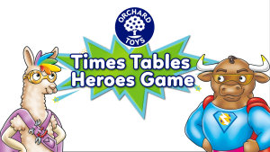 Trò chơi trí tuệ Times Tables Heroes - Orchard Toys phát triển trí tưởng tượng & học bảng cửu chương