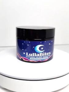 LullaBites Natural Sleep Gummies Sweet Strawberry Flavor Sleep Element (without Melatonin) 60 Gummies - Difficult to fall asleep easy to wake up anxious good sleep quality
