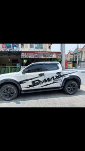 สติ๊กเกอร์d-maxall new isuzu Stickers สติ๊กเกอร์แต่งรถดีแม็ก สติ๊กเกอร์ติดข้างรถกระบะอิซูซุ ดีแม็ก สติ๊กเกอร์ติดรถยนต์กระบะ