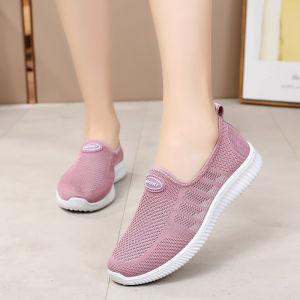 Casual Pure Color Fu Mingxuan Traditional Cloth Shoes for Women Comfortable Sneakers with Soft Bottom Non-Slip Ideal for Middle-Aged and Elderly