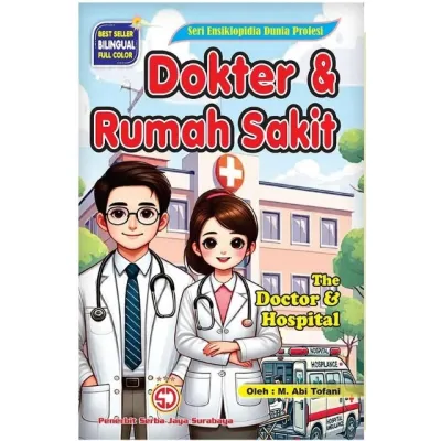 Buku Anak Seri Ensiklopedia Dunia Profesi Dokter & Rumah Sakit Bilingual Full Colour Serba Jaya