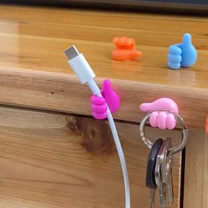 Miếng Dán Tường Hình Bàn Tay Tiện Lợi Dễ Thương Cố Định Dây Sạc Đa Năng -Lumbley