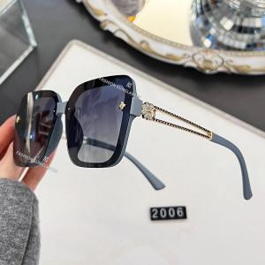 Parzin Partial New Arrival Sunglasses Womens UV Protection Polarized Affordable Luxury Fashion Sunglasses Fancy round Face Large Face Show