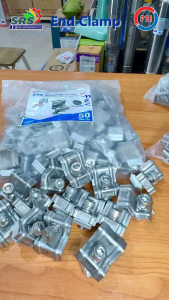 PSI End Clamp ชุดจับยึดริมแผง โซล่าเซลล์ แบบสแตนเลส 304 รุ่นใหม่ ใช้กับแผงขนาด 30-35 mm.ได้ แข็งแรงทนทานไม่เป็นสนิม