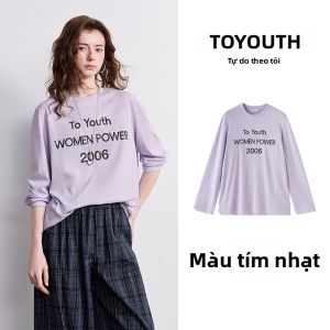 Toyouth | Áo Thun Nữ Phong Cách Rộng Rải Light Cloud Cloth