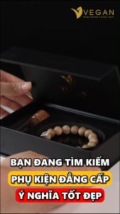 Vòng tay VEGAN Trầm Hương tốc kiến cao cấp 6mm 21 hạt cho bé