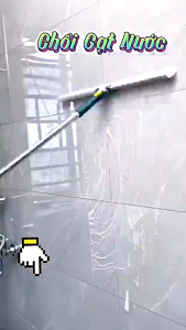 Chổi Gạt Nước Sàn Nhà Tắm Nhà Vệ Sinh Cán Rút Gọn Kéo Dài Tiện Lợi - Cây Gạt Nước Đầu Silicon Dẻo Lau Kính Góc Tường Đa Năng - Đầu Gạt Xoay 180 Độ Vệ Sinh Mọi Góc Nhà