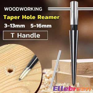 Metal Taper Hole Reamer 3*13mm 3-13mm(1/8-1/2) 5*16mm T Handle