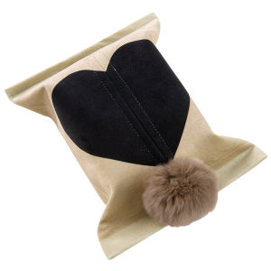 Modern Luxury Designer Tissue Box Decorative Simple Style Living Room Dining Table Drawstring Bag Home Use Wave Style