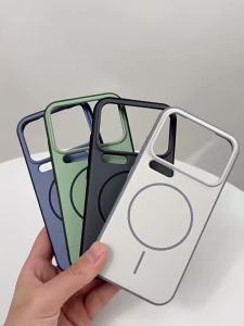 For OnePlus 15 Phone Case Hard Silicone Skin Magnetic Wireless Charging Protective Back Cover For One Plus 15 OnePlus15 Shell