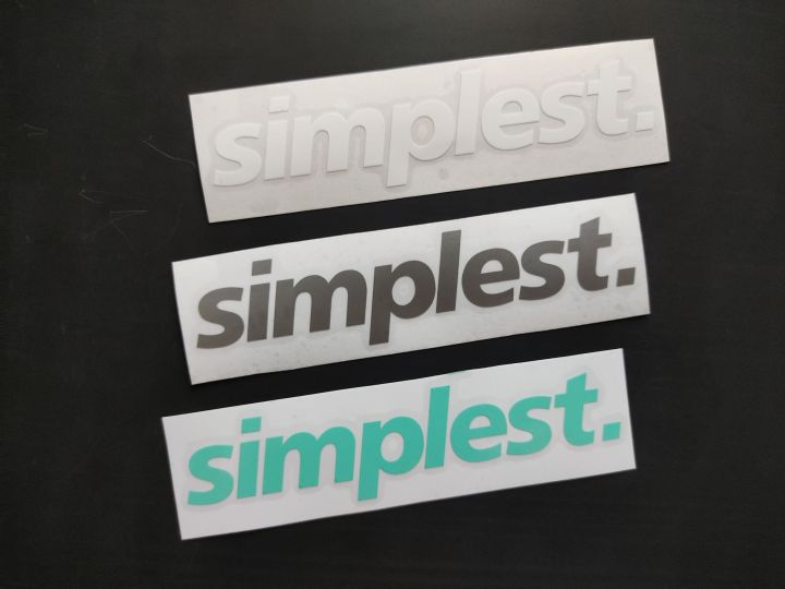 ORIGINAL SIMPLEST STICKER WATERPROOF .. | Lazada PH