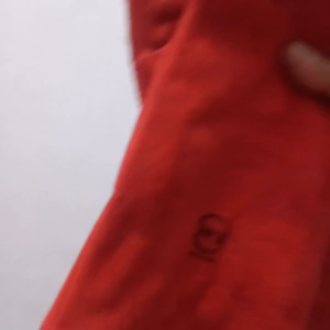 Sarung Tangan Safety Las Welding Gloves Panjang 14 Inch Warna Merah Bahan Tebal