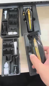 Kemei KM-1450 KM-1449 Hair Clipper Set 7000 RPM High-Speed Hair Clipper with LED Light Electric Professional
