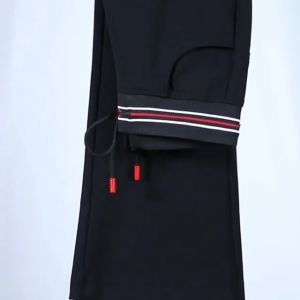 Free Shipping Bootcut Long Pants Women Vintage Black Slim High Waist Pants Seluar Slack Perempuan Wanita Muslimah Hitam