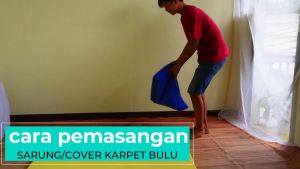 Sarung Cover Karpet Bulu Rasfur 100x150cm Tanpa Busa LP