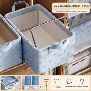 SIVASS | Wardrobe Organizer Partition Fabric Storage Box