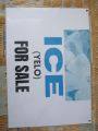 ICE for Sale Signages Laminated A4 Size waterproof. 