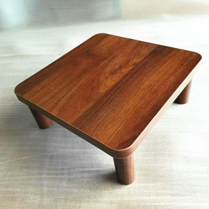 Multi-Layer Solid Wood Shelf Heightening Kitchen Home Use Storage Organizer Plant Pot Base Pet Food Toy Clothing Organizer Rack