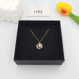 Dây chuyền nữ ngọc trai nhân tạo Circles thời trang ORI ACCESSORIES D078