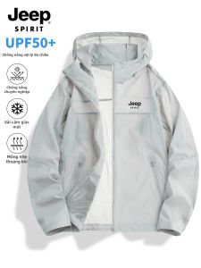 JEEP SPIRIT | Áo Khoác Thoáng Khí Chống UV Hút Ẩm Nhanh Cảm Giác Mát Mẻ