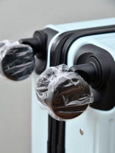 Suitcase Wheel Protective Cover Disposable Dirt-Proof Cover Trolley Case with Swivel Wheels Sets Luggage Booties