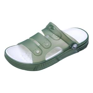 NB CROSS | NB Cross Mens Summer Open-Toe Slippers Beachwear Waterproof Sandals Casual Plastic Slip-On Shoes Breathable Flat Heel