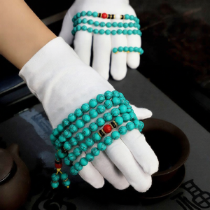 Terrain Kun | Turquoise Polishing Thickened Cotton Glove Breathable