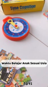 Zoetoys Time Cognition Learning Puzzle | Jam Anak Belajar Waktu Mainan Edukasi Mengenal Waktu Resources | Mainan Belajar Mengenal Waktu Counting Time Toys | Math Mathematics