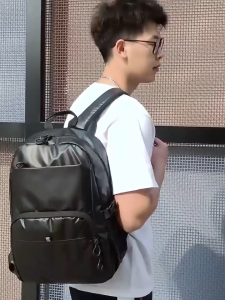 GLADIO Tas Ransel Pria Hitam GLD053B5 Dexter Branded Backpack Cowok Terbaru Muat Laptop Anti Air