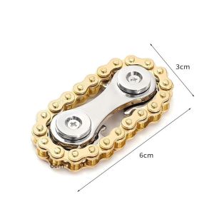 Đồ Chơi Giảm Căng Thẳng Xoay Tròn Bằng Kim Loại Thiết Kế Hình Xích Xe Đạp Dành Cho Người Lớn Và Trẻ Em
