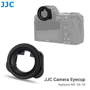 JJC | JJC Round Eyecup Soft Silicone Viewfinder Eyepiece Eyeshade Cover for Nikon Z5II Z7II Z7 Z6III Z6II Z6 Z5 Replaces Nikon DK-29