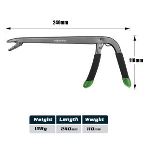 JIGGING PRO Fishing Hook Remover Portable Fish Hook Extractor Tool Carbon Steel Fishing Pliers Saltwater Unhooking Device Tackle