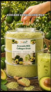 [BUY 1 GET 1] Creamy Avocado Vanilla Chia Milk – Beauty Drink for Glowing Skin & Hair Growth