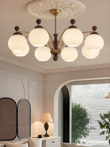 YUANSHIMUYU | Chinese Antique French Style Living Room Chandelier