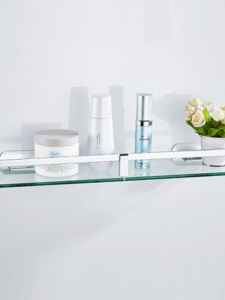 Phòng Tắm Nhà Vệ Sinh Kính Chân Đế Giặt Không Gian Nhôm Có Giá Để Đồ 1 Lớp Mỹ Phẩm Vị Trí Kệ Lắp Đặt Tùy Chỉnh