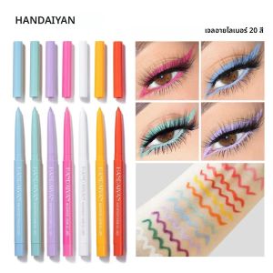 20 สี Matte Creamly อายไลเนอร์ปากกากันน้ําสีสันครีม Eye Liner เจลสวมใส่ Creme อายไลเนอร์ดินสอเครื่องสําอาง